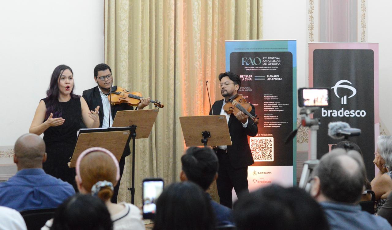 Recitais Bradesco embalaram fim de semana do Festival Amazonas de Ópera no Centro Cultural Palácio da Justiça