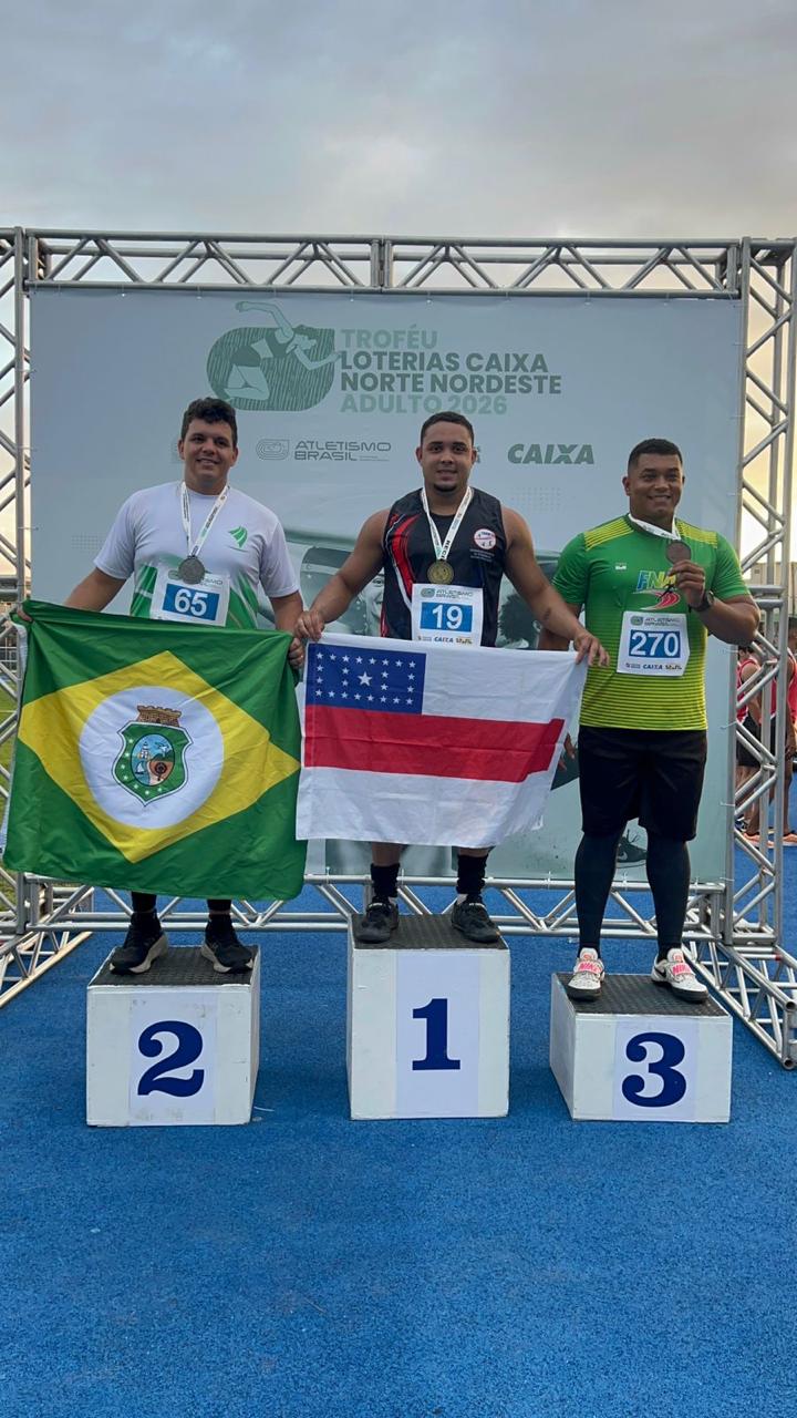 Amazonense conquista ouro e brilha em campeonato de atletismo