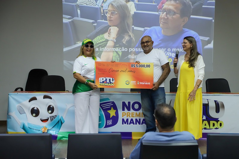 IPTU Premiado valoriza quem contribui com Manaus