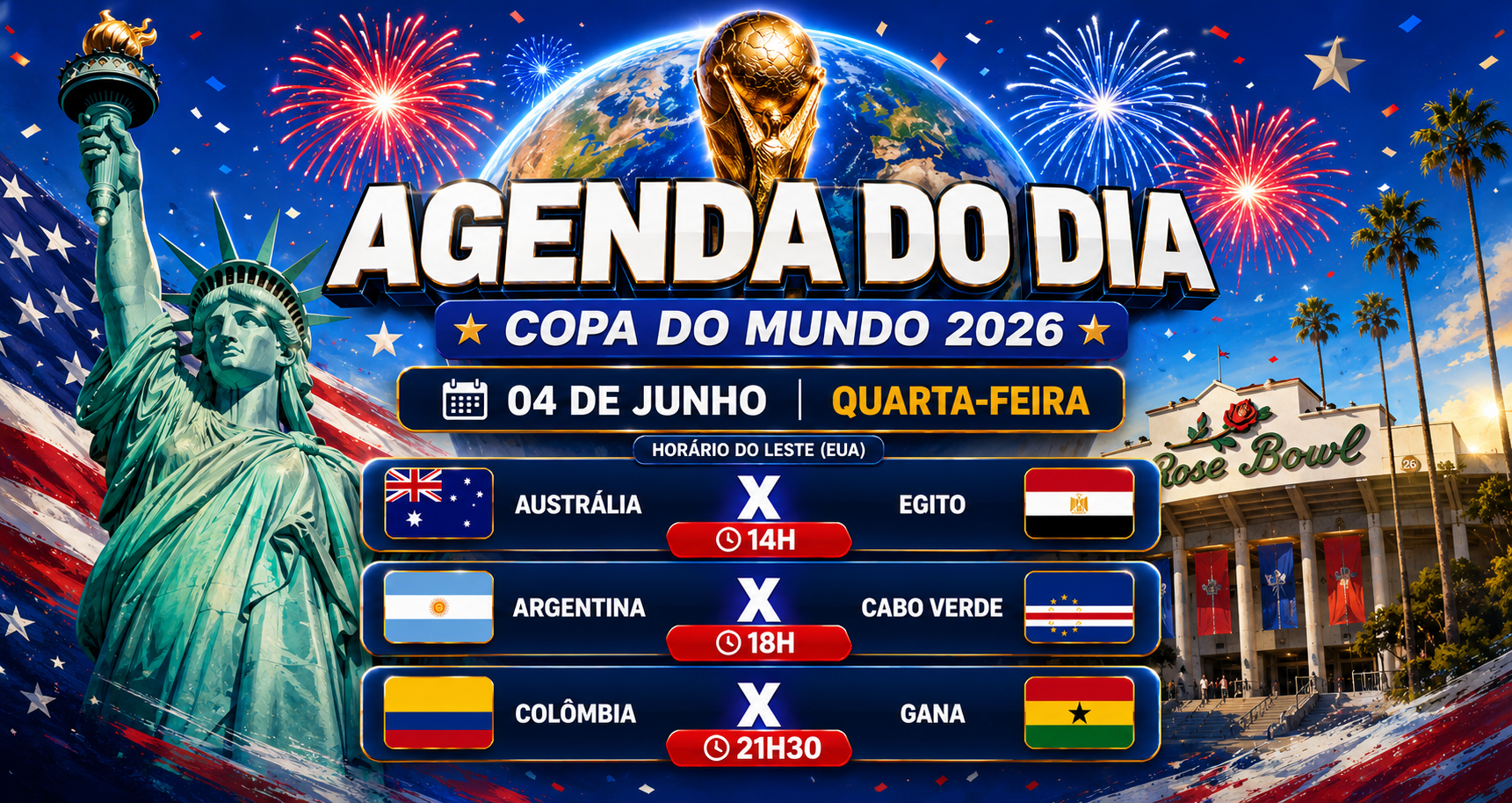 Austrália Egito Copa do Mundo 2026