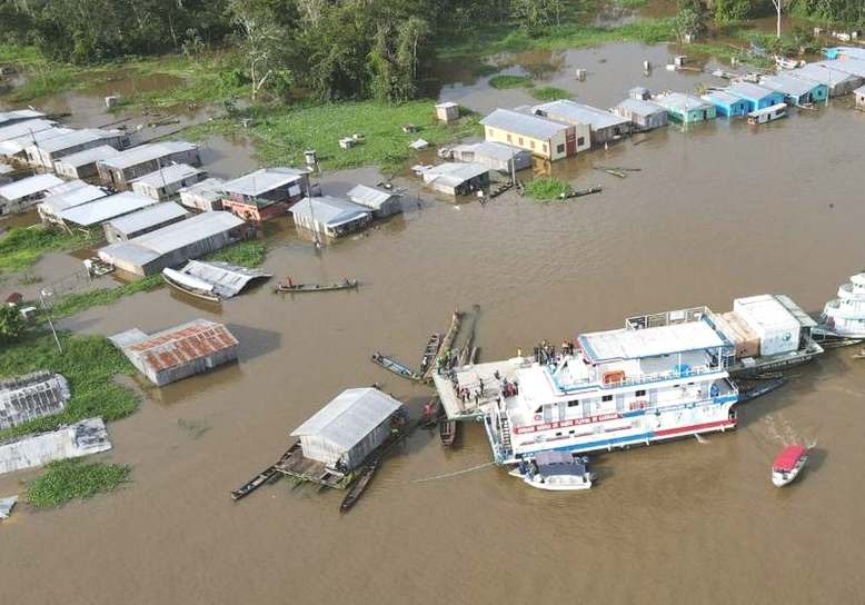 Cheia dos rios provoca emergência em Manacapuru