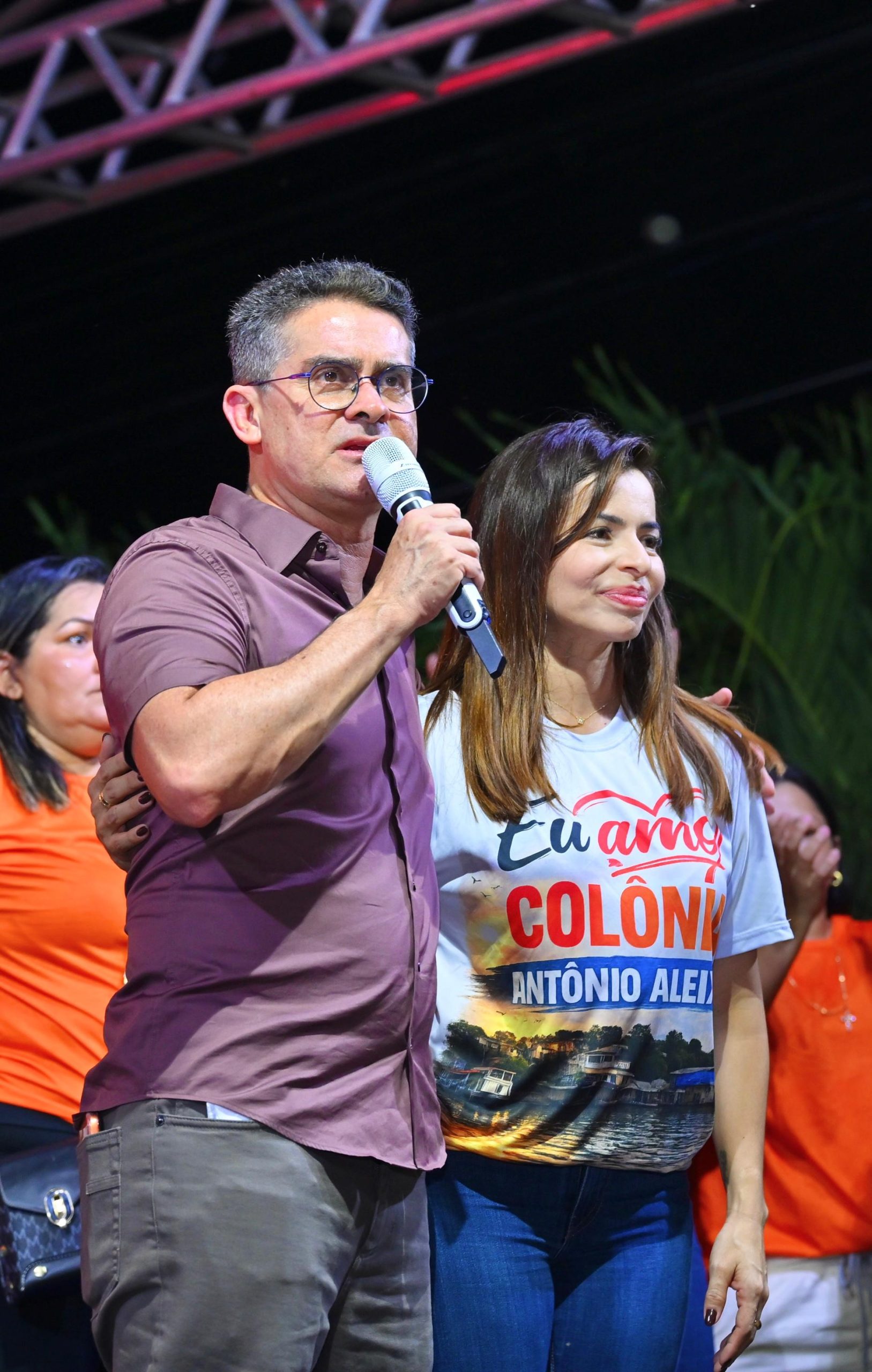 David Almeida acompanha lançamento da candidatura de Vivi Lira