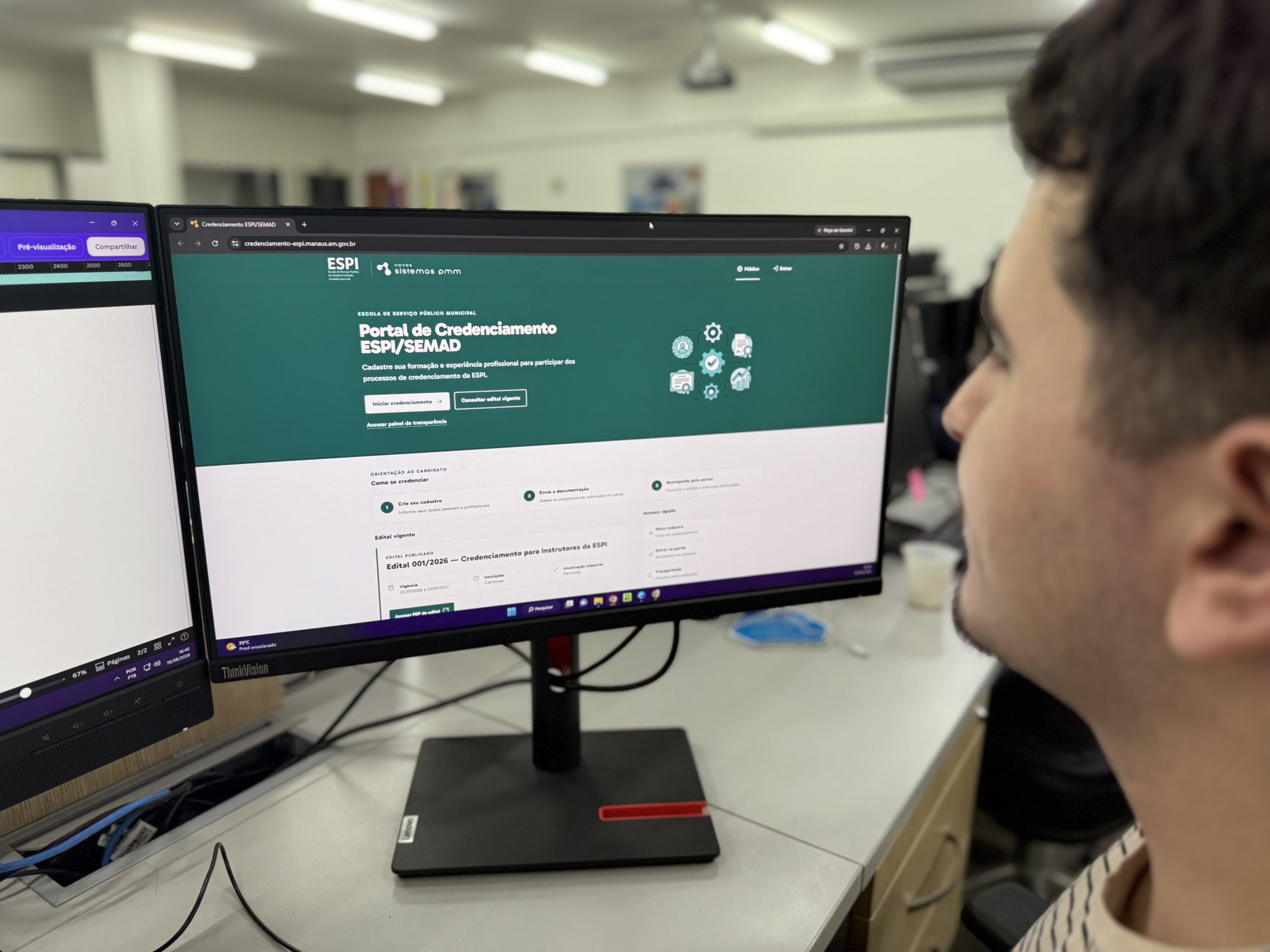 Portal da Espi permite acompanhar credenciamento on-line